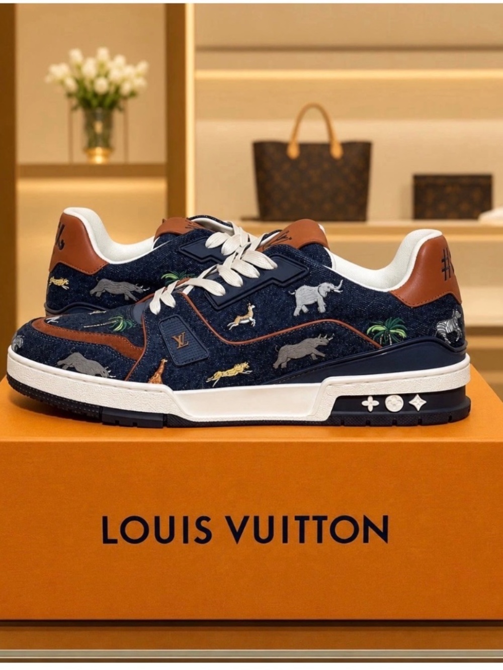 Louis Vuitton LV the Darjeeling Limited LV Trainer Sneakers